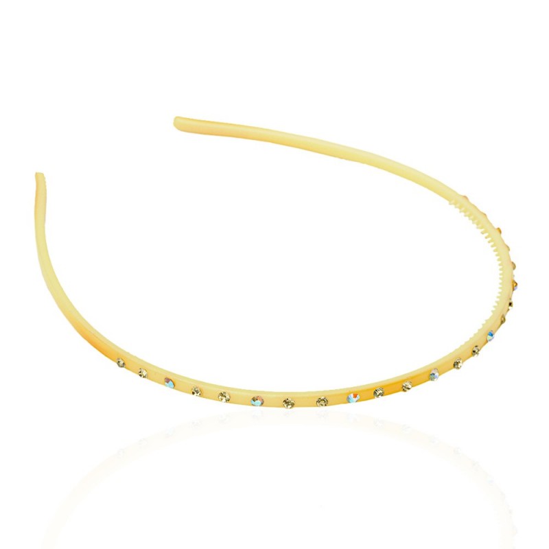 Обруч для волос пластиковый со стразами (2434.4) вариант 10