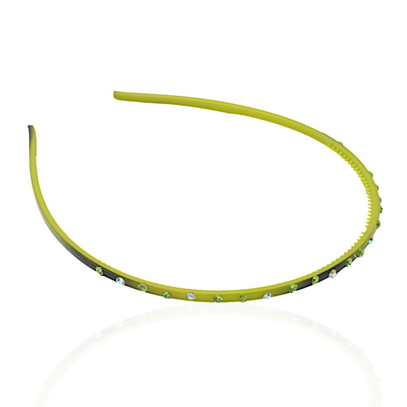 Обруч для волос пластиковый со стразами (2434.4) вариант 12