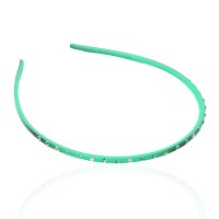 Обруч для волос пластиковый со стразами (2434.4) вариант 02