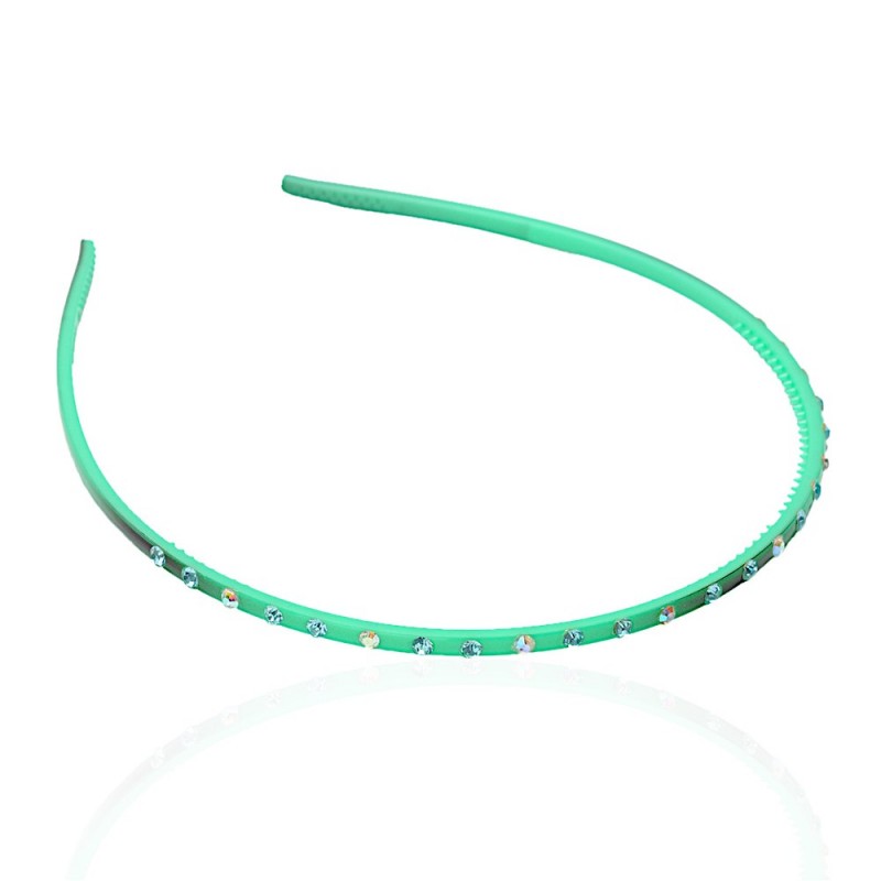 Обруч для волос пластиковый со стразами (2434.4) вариант 02