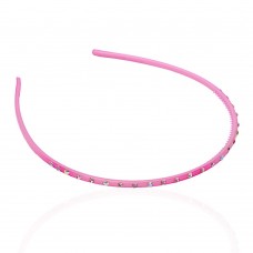 Обруч для волос пластиковый со стразами (2434.4) вариант 05