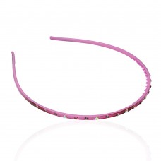 Обруч для волос пластиковый со стразами (2434.4) вариант 07