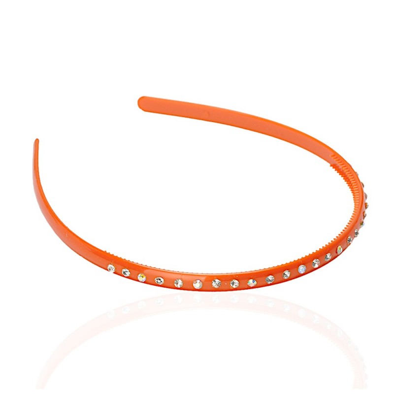Обруч для волос пластиковый со стразами (2535.2) вариант 11