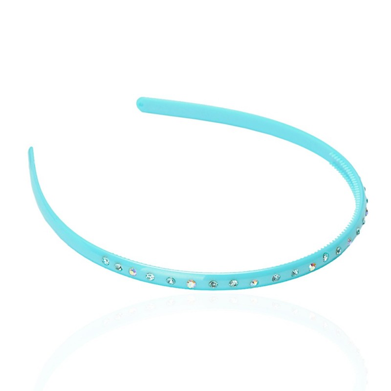 Обруч для волос пластиковый со стразами (2535.2) вариант 14