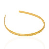 Обруч для волос пластиковый со стразами (2535.2) вариант 07