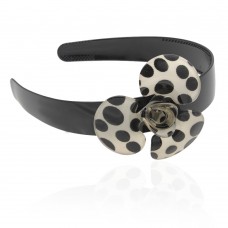 Обруч для волос пластиковый с бантом (2530) вариант 05