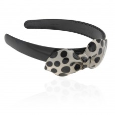 Обруч для волос пластиковый с бантом (2530) вариант 06