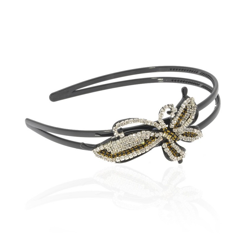 Обруч для волос пластиковый с украшением (2575)