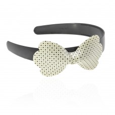 Обруч для волос пластиковый с бантом (3530) вариант 01