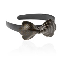 Обруч для волос пластиковый с бантом (3530) вариант 04