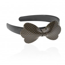 Обруч для волос пластиковый с бантом (3530) вариант 04