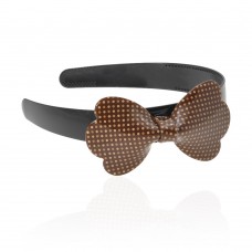 Обруч для волос пластиковый с бантом (3530) вариант 05