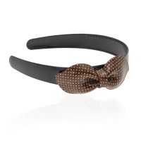 Обруч для волос пластиковый с бантом (3543) вариант 04