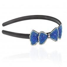 Обруч для волос пластиковый с украшением (3810) вариант 02