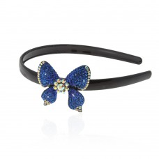 Обруч для волос пластиковый с украшением 3818) вариант 03