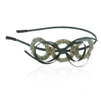 Обруч для волос с украшениями из страз (7061) вариант 02