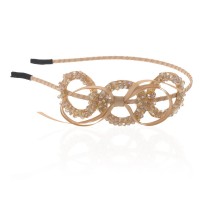 Обруч для волос с украшениями из страз (7061) вариант 03