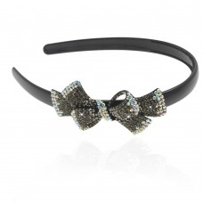 обруч для волос пластиковый с украшением (8478) вариант 01