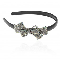 обруч для волос пластиковый с украшением (8478) вариант 05