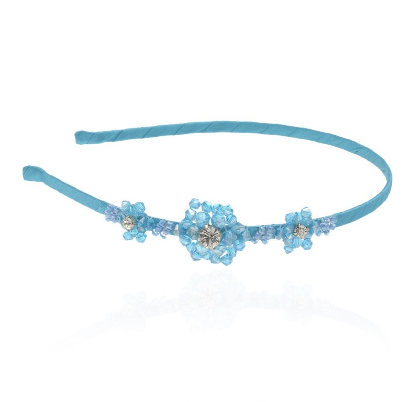 Обруч для волос с украшениями из страз (8618) вариант 03