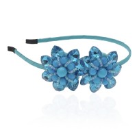 Обруч для волос с украшениями из страз (8619) вариант 02