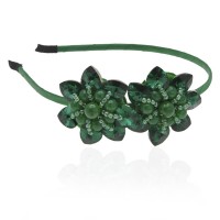 Обруч для волос с украшениями из страз (8619) вариант 04