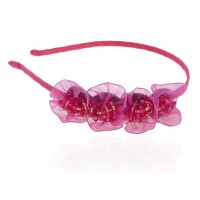 Обруч для волос с украшениями из страз (8620) вариант 02