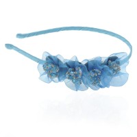 Обруч для волос с украшениями из страз (8620) вариант 05