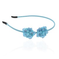 Обруч для волос с украшениями из страз (8621) вариант 01