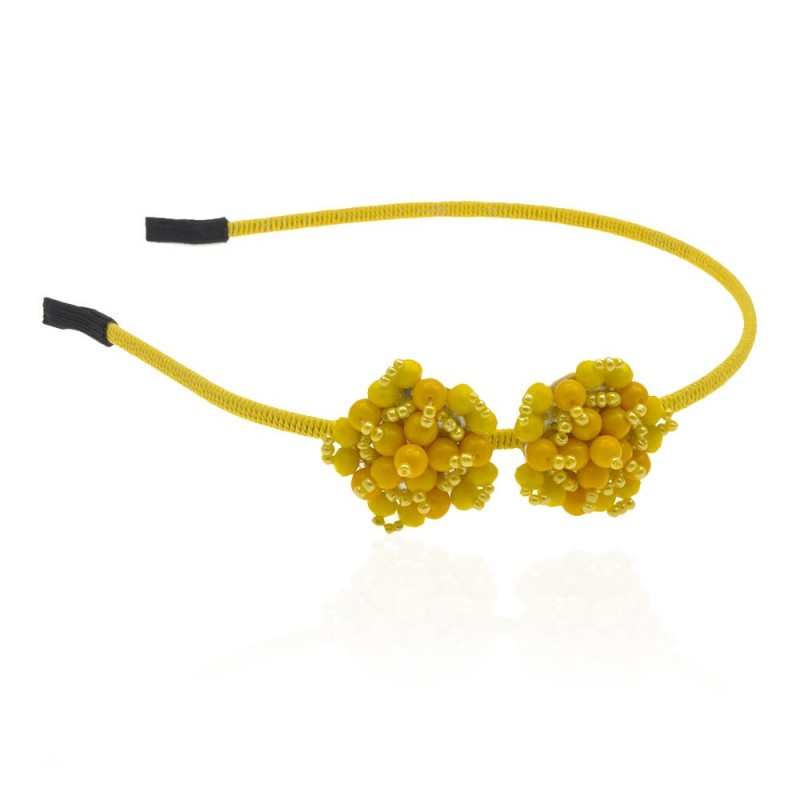 Обруч для волос с украшениями из страз (8621) вариант 04