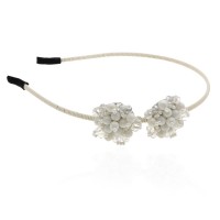 Обруч для волос с украшениями из страз (8621) вариант 06