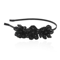 Обруч для волос с украшениями из страз (8622) вариант 01