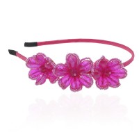 Обруч для волос с украшениями из страз (8622) вариант 02