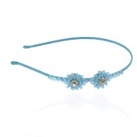 Обруч для волос с украшениями из страз (8625) вариант 04