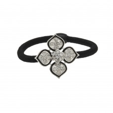 Резинка для волос с украшением (11771) вариант 02