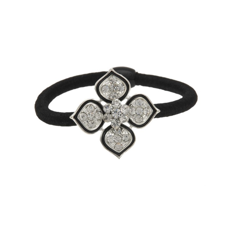 Резинка для волос с украшением (11771) вариант 02