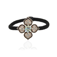 Резинка для волос с украшением (11771) вариант 03