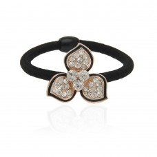 Резинка для волос с украшением (11774) вариант 04