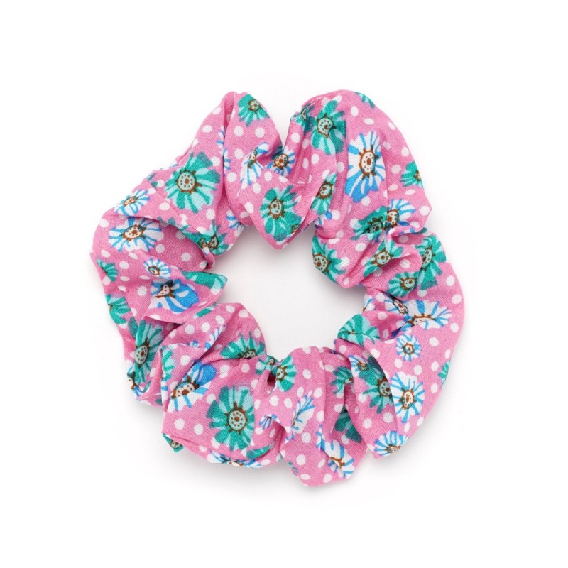 Резинка для волос из шифоновой ткани (16032) вариант 04