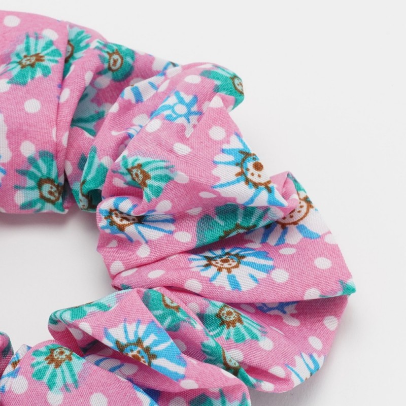 Резинка для волос из шифоновой ткани (16032) вариант 04