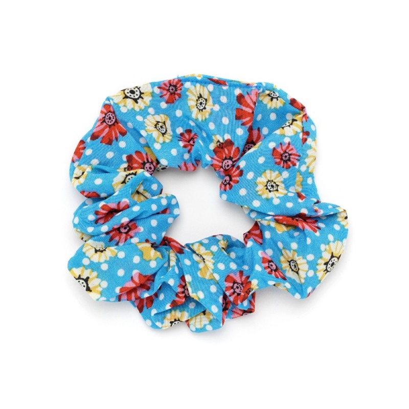 Резинка для волос из шифоновой ткани (16032) вариант 05