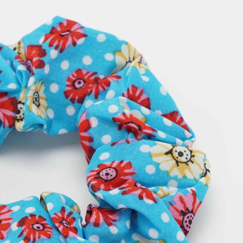 Резинка для волос из шифоновой ткани (16032) вариант 05