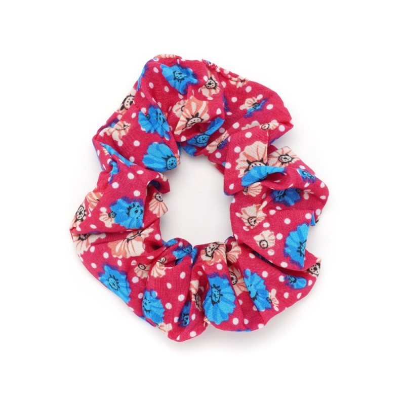 Резинка для волос из шифоновой ткани (16032) вариант 07