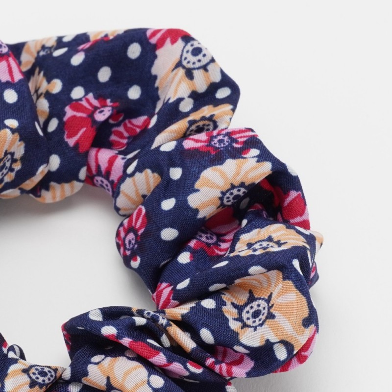 Резинка для волос из шифоновой ткани (16032) вариант 08