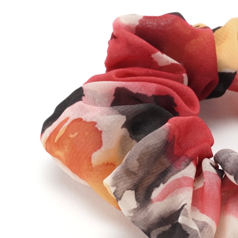 Резинка для волос из шифоновой ткани (16054) вариант 01