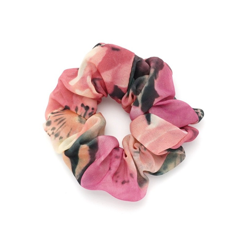 Резинка для волос из шифоновой ткани (16054) вариант 02