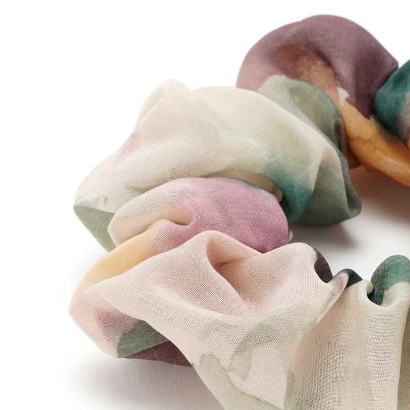 Резинка для волос из шифоновой ткани (16054) вариант 03