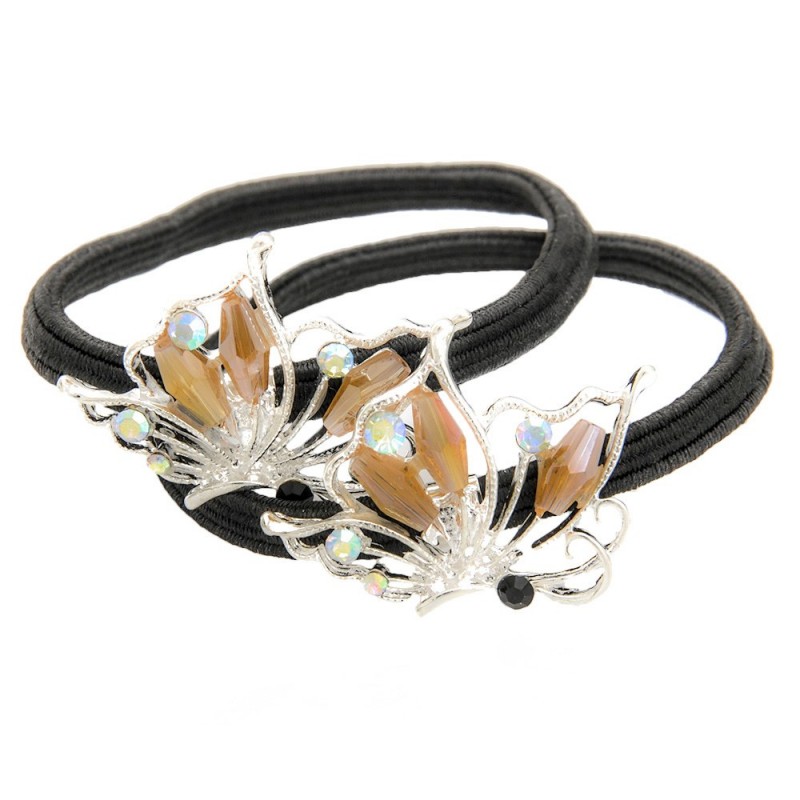 Пара резинок для волос 2шт (10126) вариант 06