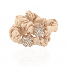 Набор резинок для волос шифоновый с украшением 2шт (10910) вариант 01