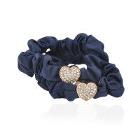 Набор резинок для волос шифоновый с украшением 2шт (10911) вариант 02